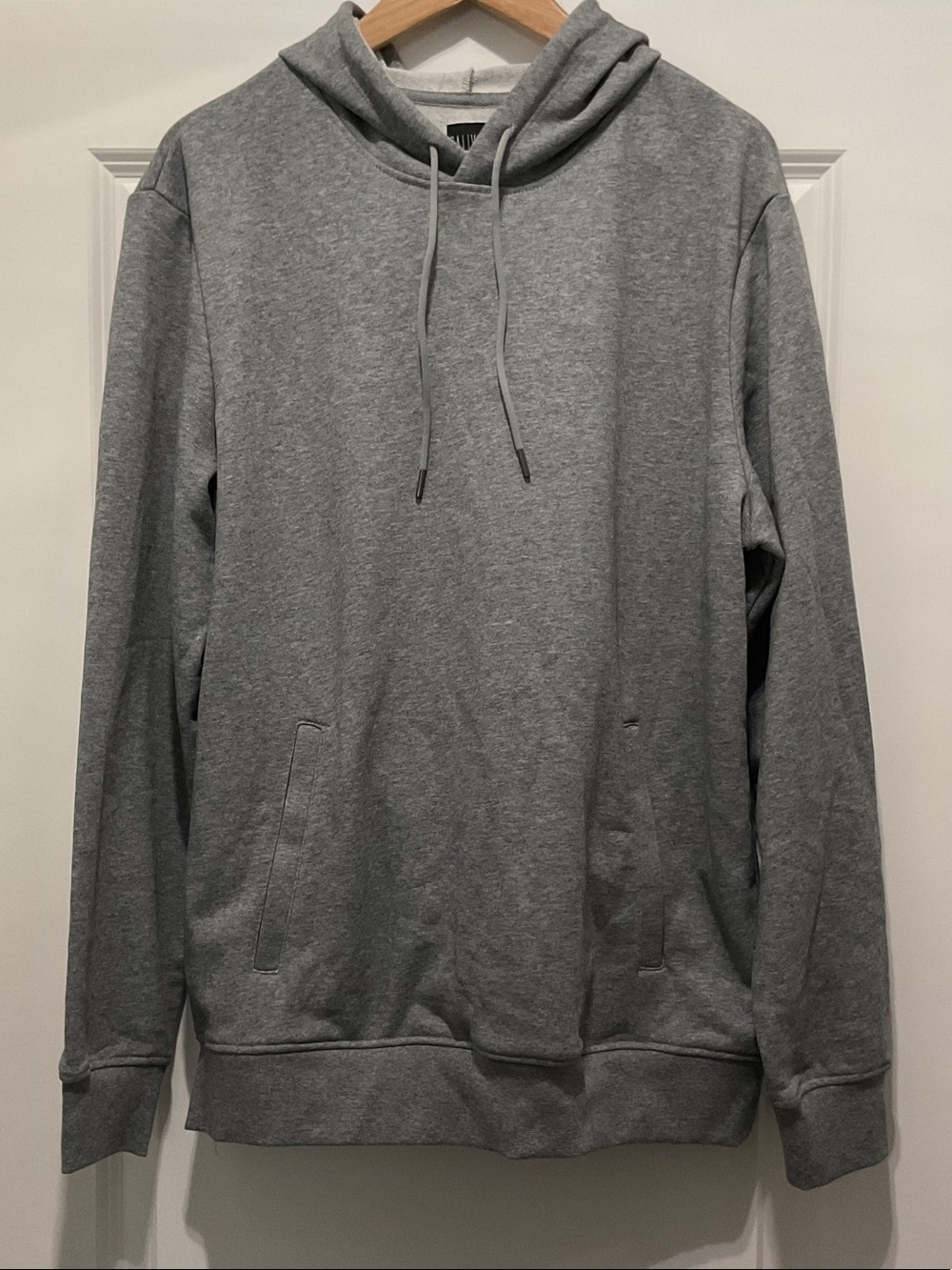 Men's Gray Pullover Hooded Sweatshirt-Caliville NWOT